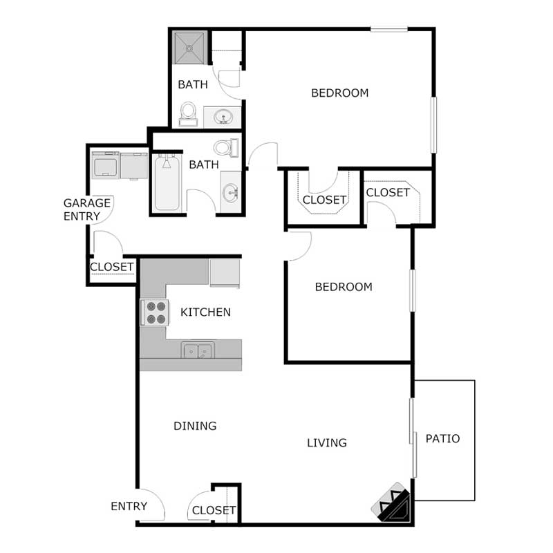 Floor Plans Dublin Trail Apartments Neenah, WI A PRE/3 Property